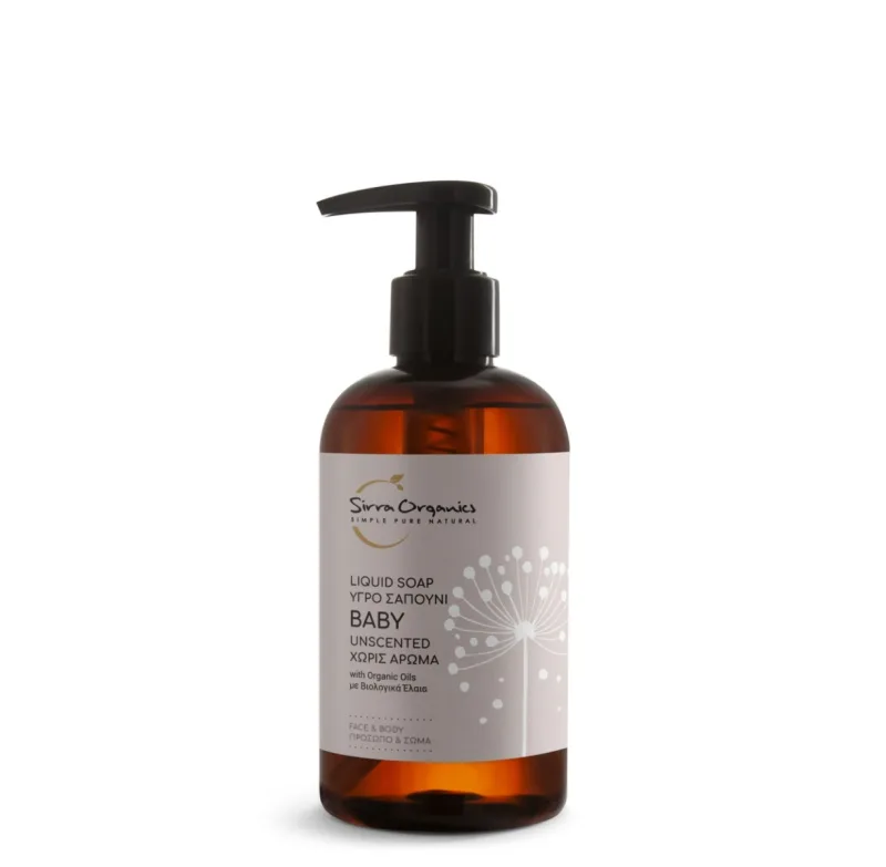 Sapun lichid fara miros pentru copii, 250ml, Sirra Organics — preț și oferte