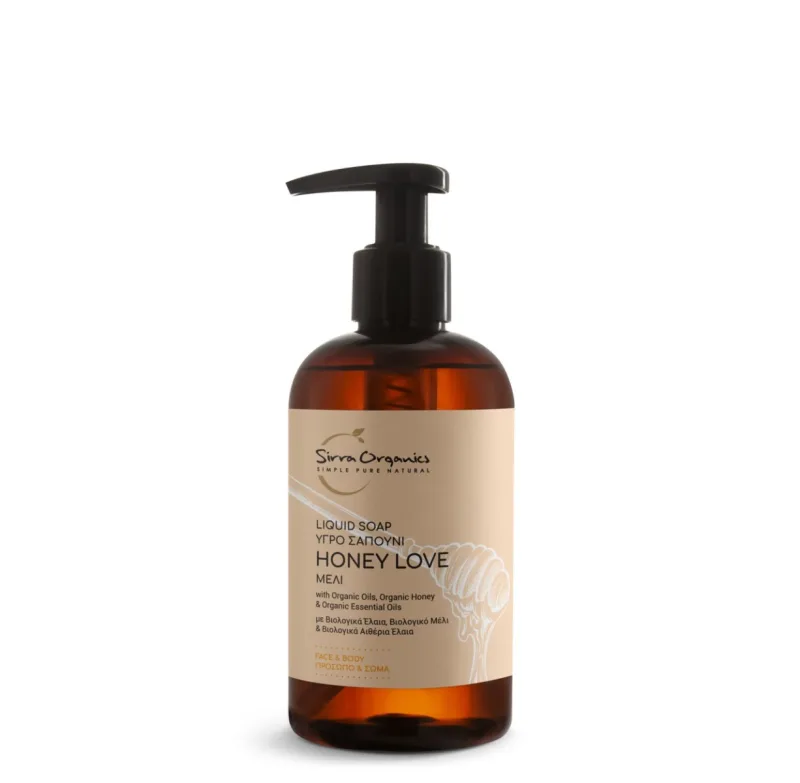 Sapun lichid cu miere Honey Love, 250ml, Sirra Organics — preț și oferte