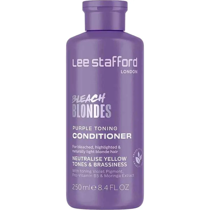 Balsam nuantator Bleach Blondes Purple Toning, 250ml, Lee Stafford — preț și oferte