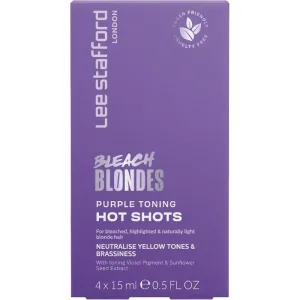 Balsam nuantator Bleach Blondes Purple Toning, 4x15ml, Lee Stafford