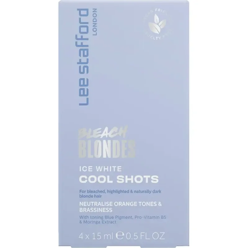 Balsam nuantator Bleach Blondes Ice White, 4x15ml, Lee Stafford — preț și oferte