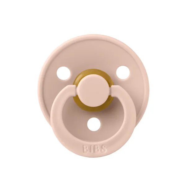 Suzeta din latex cu tetina simetrica 0 luni+ Colour Blush, 1 bucata, Bibs — preț și oferte