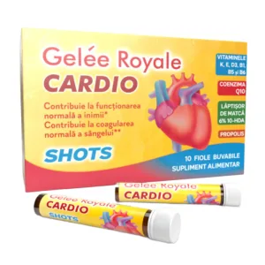 Gelee royale cardio shots, 10 fiole, Justin Pharma