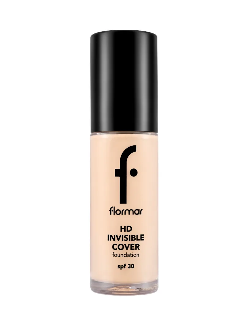 Fond de ten Invisible Cover HD 80 Soft Beige, 30ml, Flormar — preț și oferte