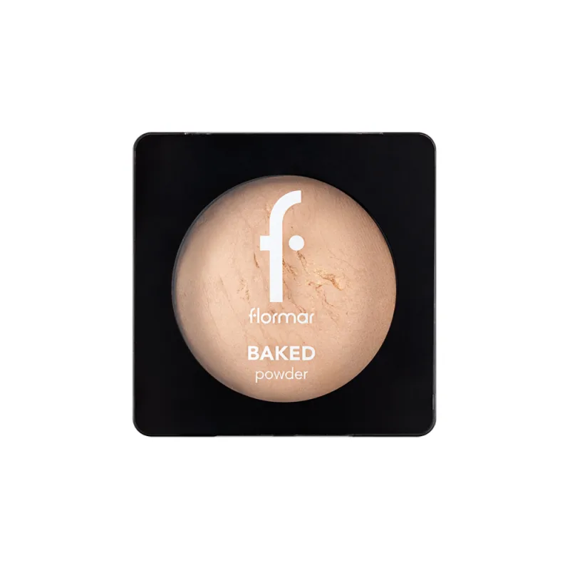 Pudra de fata Baked Powder 21 Beige With Gold, 9g, Flormar — preț și oferte