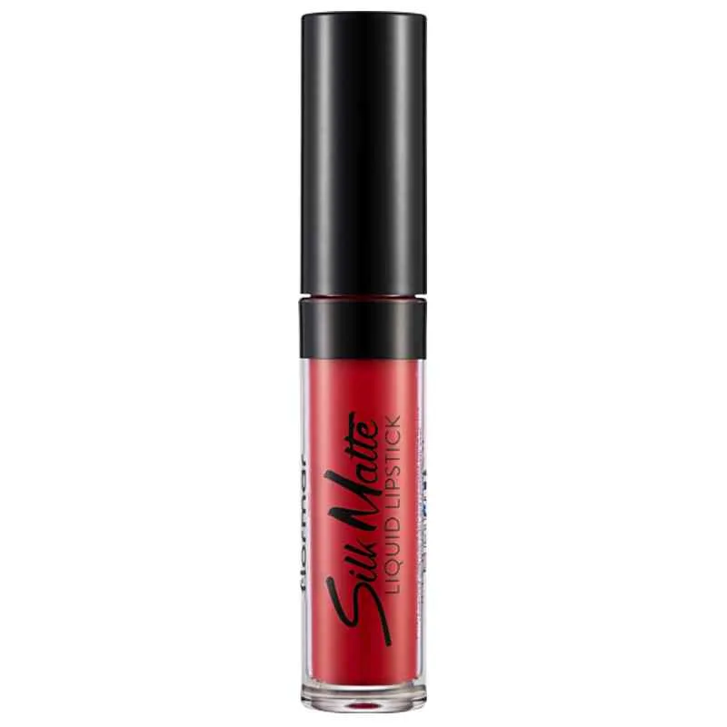 Ruj de buze lichid Silk Matte No 07 Claret Red, 4.5ml, Flormar — preț și oferte