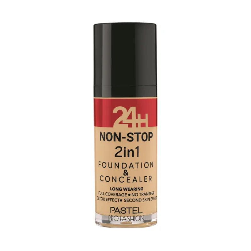 Fond de ten si corector 2in1 24h Profashion No. 604 Vanilla, 30ml, Pastel — preț și oferte