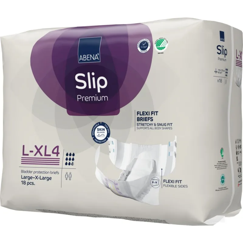 Scutece pentru adulti Premium Flexi Fit L-XL4 cu absorbtie 3800ml, 18 bucati, Abena — preț și oferte