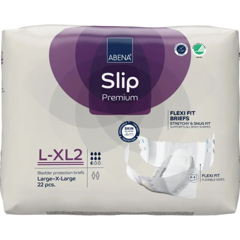 Scutece pentru adulti Premium Flexi Fit L-XL2 cu absorbtie 2900ml, 22 bucati, Abena — preț și oferte