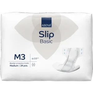 Scutece pentru adulti Slip Basic M3 cu absorbtie 2900ml, 24 bucati, Abena
