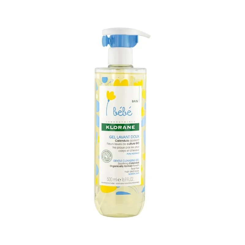 Gel spumant pentru par si corp, 500 ml, Klorane Bebe — preț și oferte