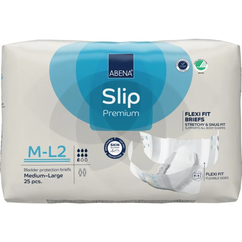 Scutece pentru adulti Premium Flexi Fit M-L2 cu absorbtie 2400ml, 25 bucati, Abena — preț și oferte