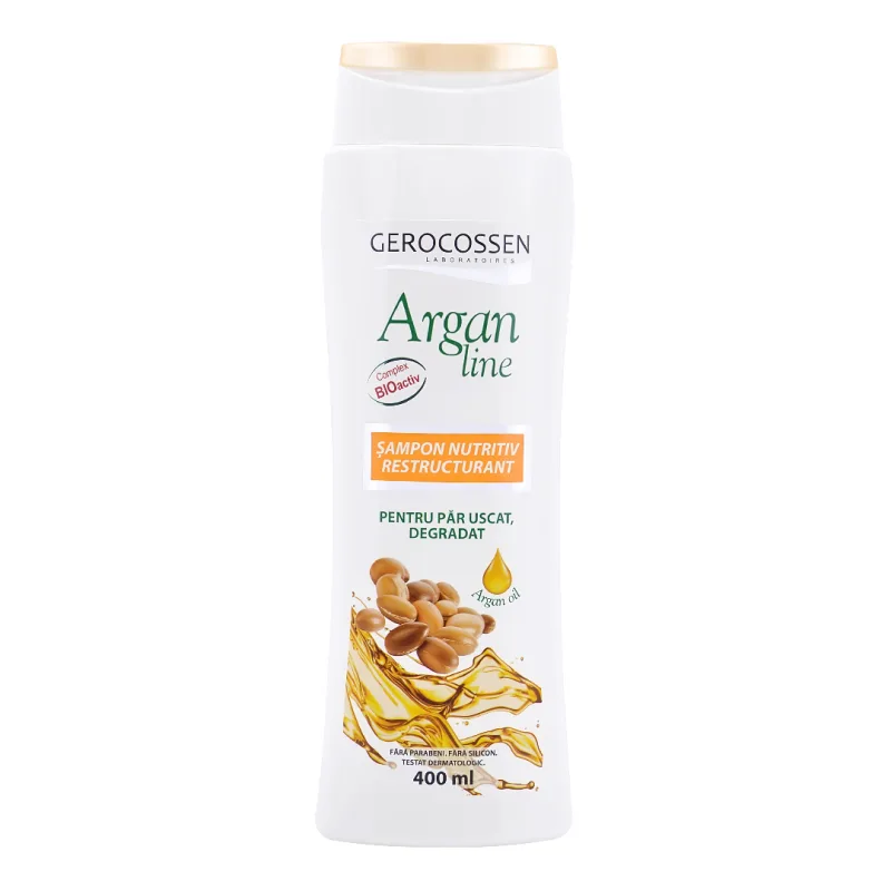 Sampon nutritiv restructurant Argan Line, 400 ml, Gerocossen — preț și oferte