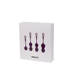 Bile kegel pentru antrenarea muschilor pelvieni Pleasure Balls, 4 bucati, Ammicco