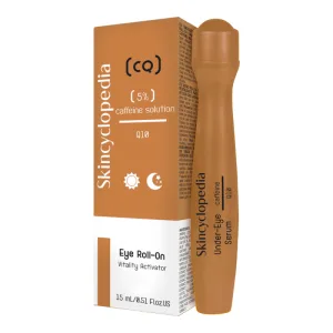 Ser roll-on pentru ochi cu cofeina si Q10, 15ml, Skincyclopedia