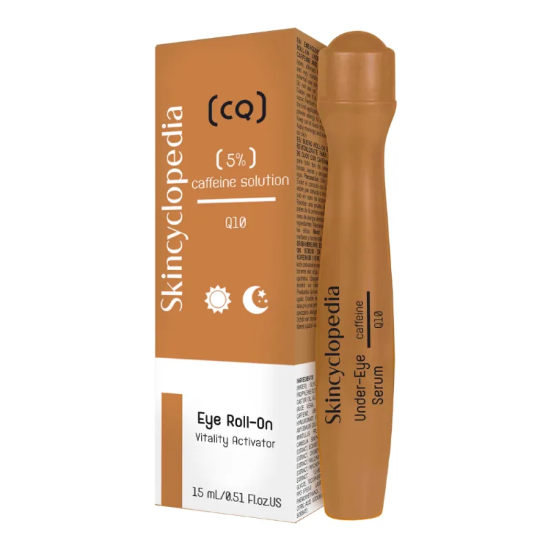 Ser roll-on pentru ochi cu cofeina si Q10, 15ml, Skincyclopedia — preț și oferte