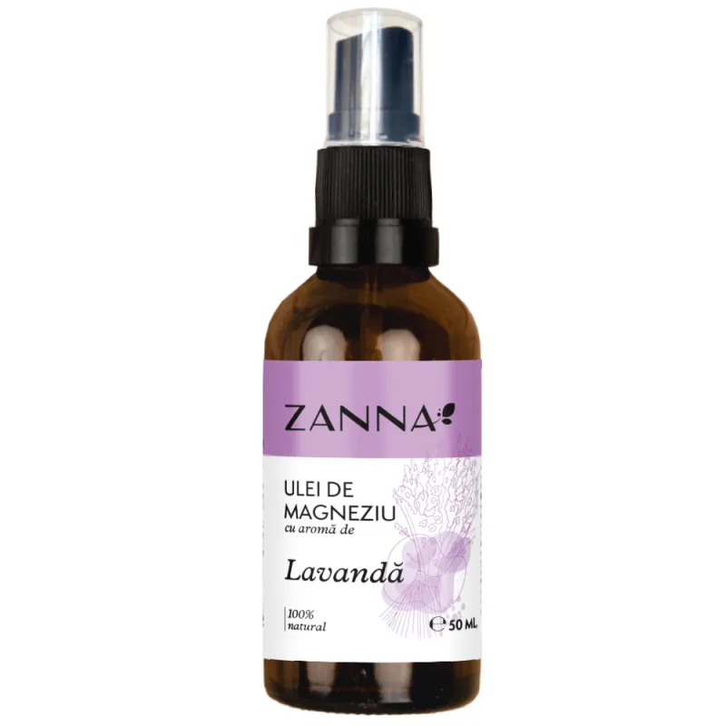 Ulei de magneziu cu aroma de lavanda, 50ml, Zanna — preț și oferte