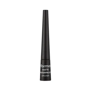 Tus Matte Waterproof 01 Black, 2.5ml, Flormar
