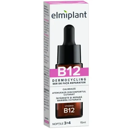 Ser de fata reparator cu Vitamina B12 Dermocycling, 15ml, Elmiplant — preț și oferte