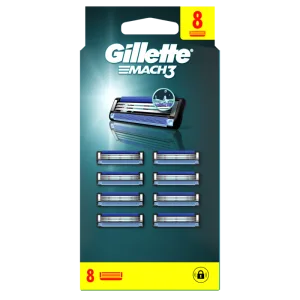 Set rezerve aparat de ras Mach3, 8 bucati, Gillette