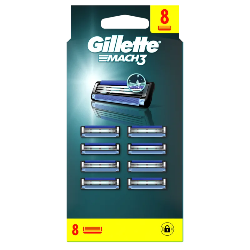 Set rezerve aparat de ras Mach3, 8 bucati, Gillette — preț și oferte