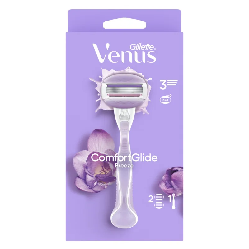 Aparat de ras pentru femei + rezerva Venus ComfortGlide Breeze, 1 bucata, Gillette — preț și oferte