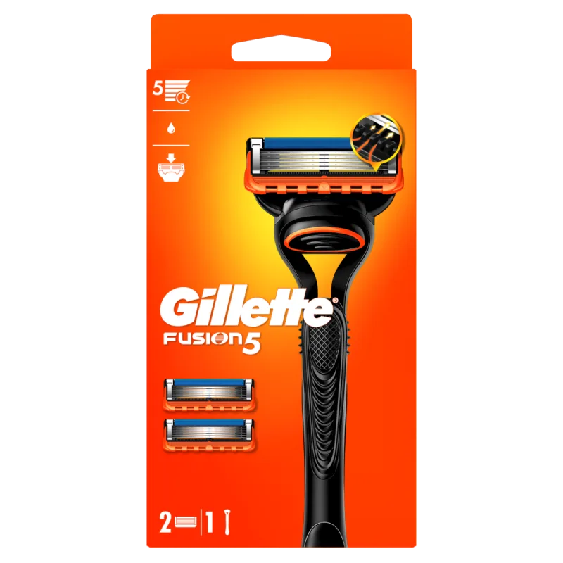 Aparat de ras pentru barbati Fusion5 + rezerva, 1 bucata, Gillette — preț și oferte
