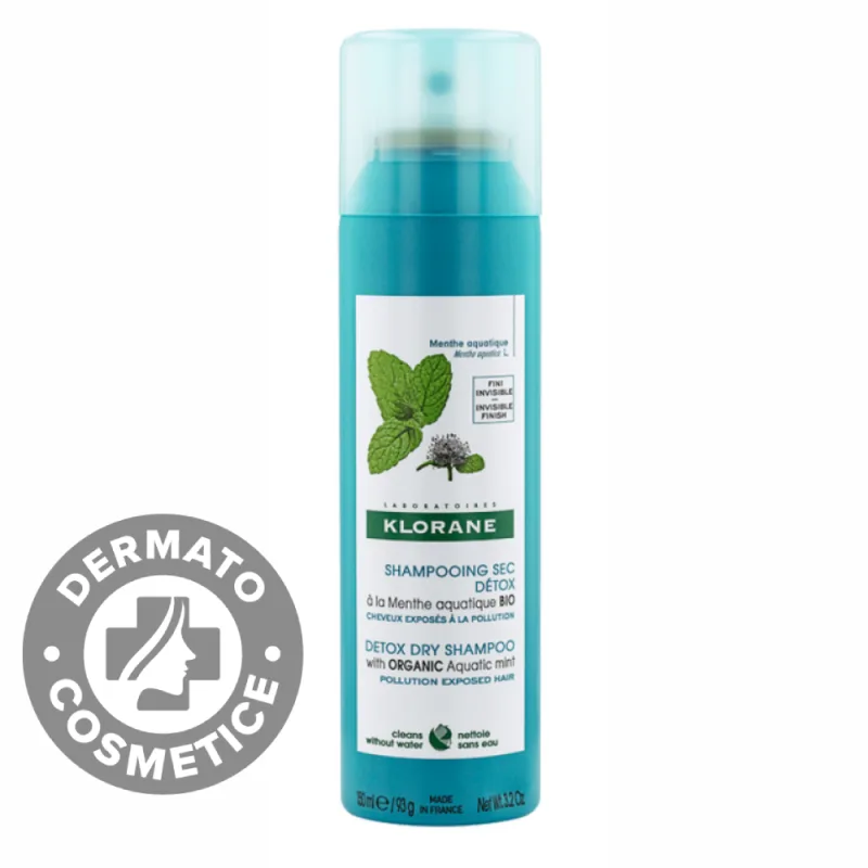 Sampon uscat cu menta, 150ml, Klorane — preț și oferte
