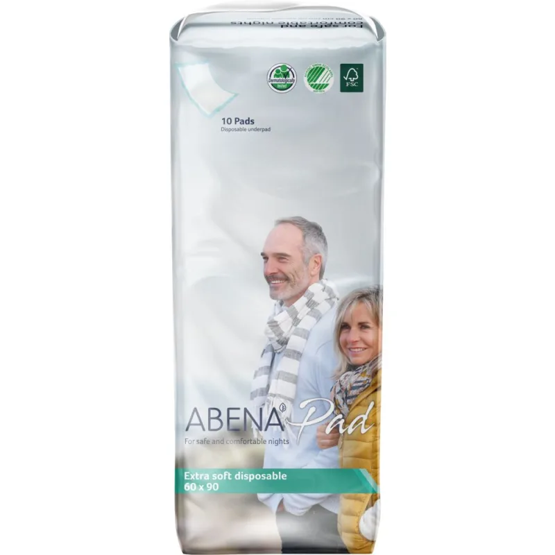 Aleze de unica folosinta Pad Quick & Extra Soft 90X60 cm, 10 bucati, Abena — preț și oferte