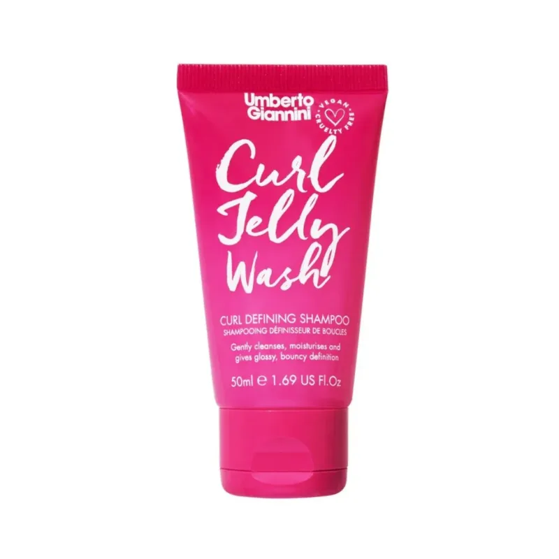 Sampon travel size pentru definirea buclelor cu vitamina B5 Curl Jelly Wash, 50ml, Umberto Giannini — preț și oferte