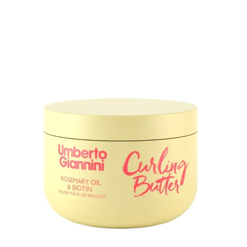 Unt pentru definirea buclelor cu ulei de Rozmarin si Biotina Strong Curls, 300ml, Umberto Giannini — preț și oferte