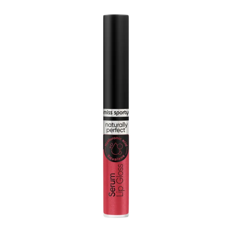 Gloss de buze serum Naturally Perfect 55 Rose Red, 2.3ml, Miss Sporty — preț și oferte