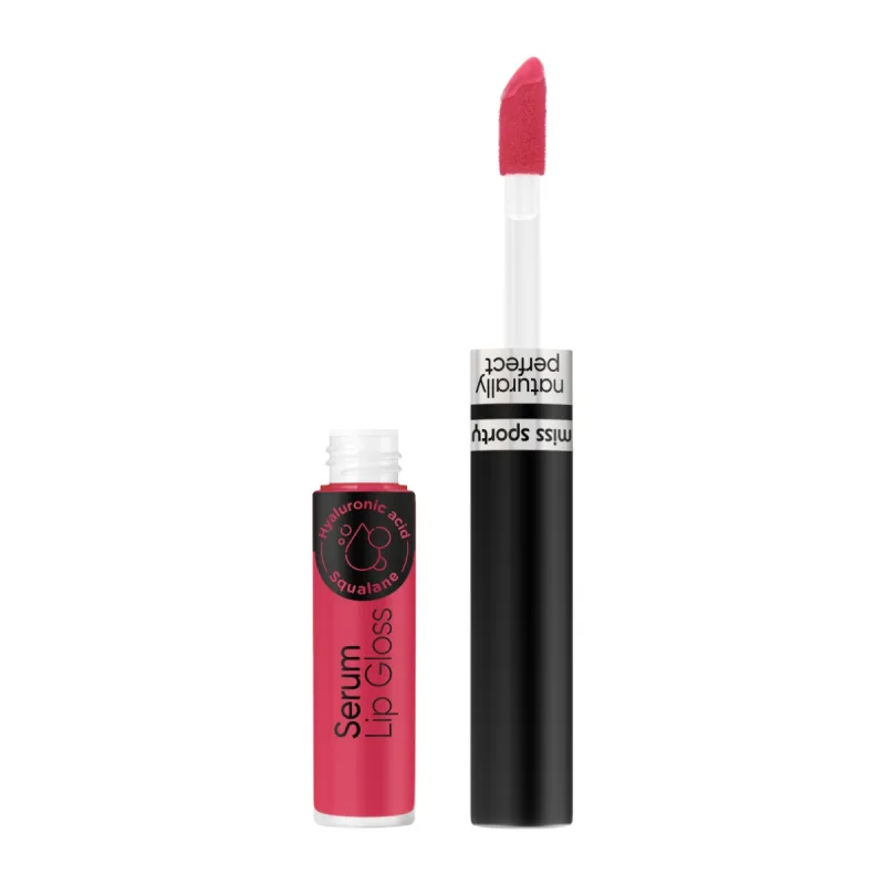 Gloss de buze serum Naturally Perfect 70 Raspberry Pink, 2.3ml, Miss Sporty — preț și oferte