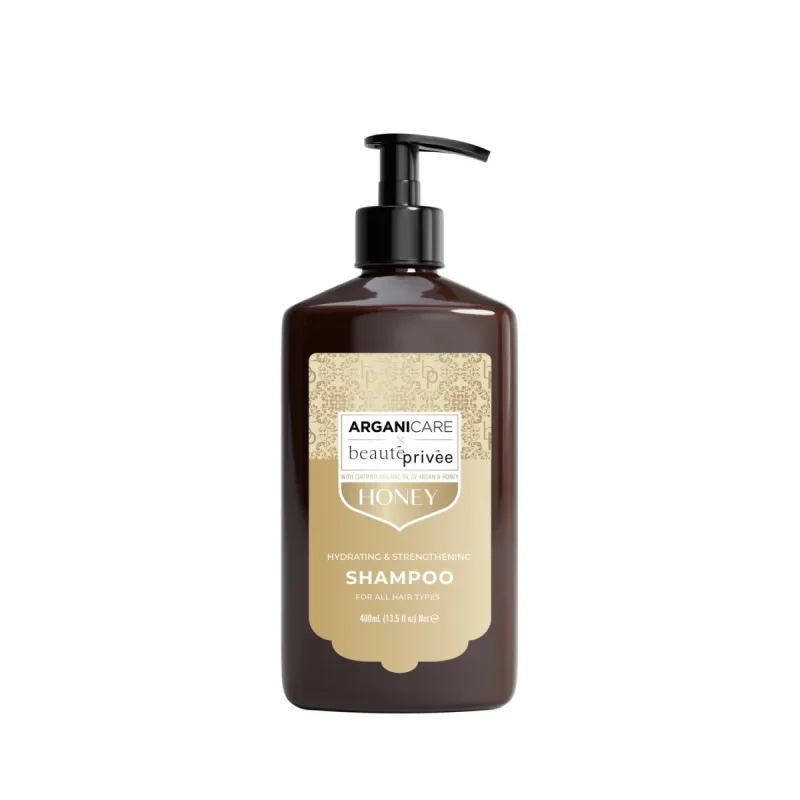 Sampon hidratant si fortifiant, cu ulei de argan & miere Beaute privee, 400ml, Arganicare — preț și oferte