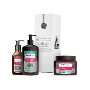Set trio cu Colagen pentru revitalizarea si restructurarea parului, Arganicare