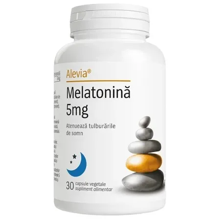 Melatonina 5mg, 30 capsule, Alevia — preț și oferte