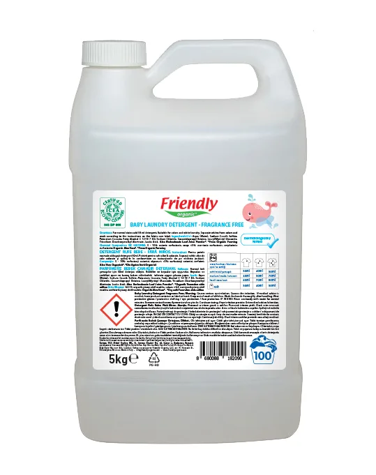 Detergent de rufe fara miros, 5l, Friendly Organic — preț și oferte