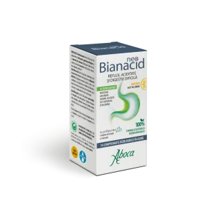 NeoBianacid pentru aciditate si reflux cu gust de lamaie, 14 comprimate, Aboca