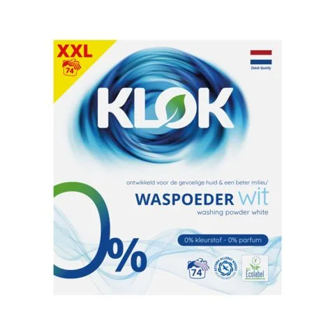 Detergent pudra pentru rufe albe, 74 spalari, Klok — preț și oferte