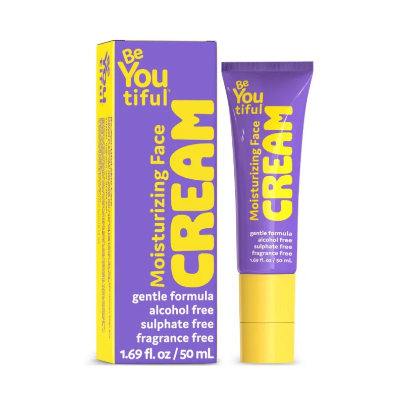 Crema de fata hidratanta pentru adolescenti si tineri, 50ml, BeYoutiful — preț și oferte