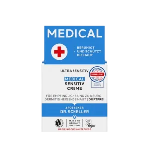 Crema calmanta si hidratanta pentru pielea sensibila predispusa la dermatita, 50ml, Dr. Scheller