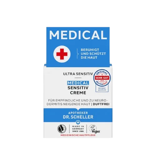 Crema calmanta si hidratanta pentru pielea sensibila predispusa la dermatita, 50ml, Dr. Scheller — preț și oferte