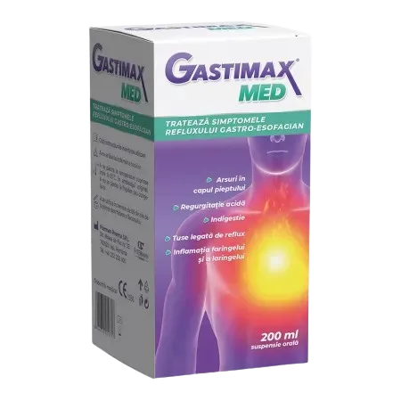 Gastimax Med suspensie orala, 200ml, Fiterman — preț și oferte