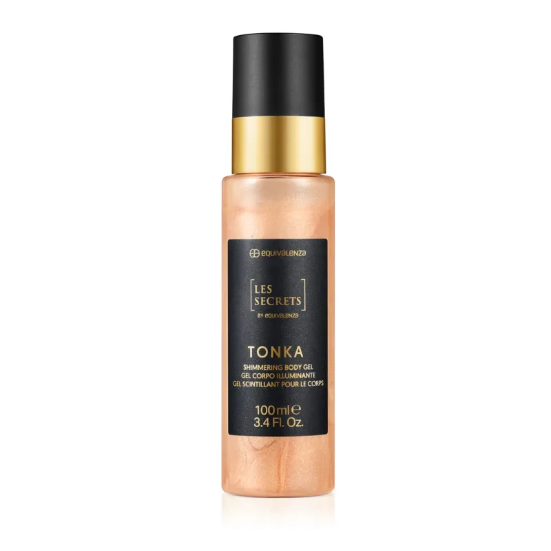 Gel iluminator pentru corp cu particule de sclipici Tonka, 100ml, Equivalenza — preț și oferte