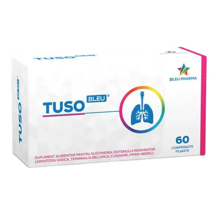 Tuso Bleu, 60 comprimate filmate, Bleu Pharma — preț și oferte