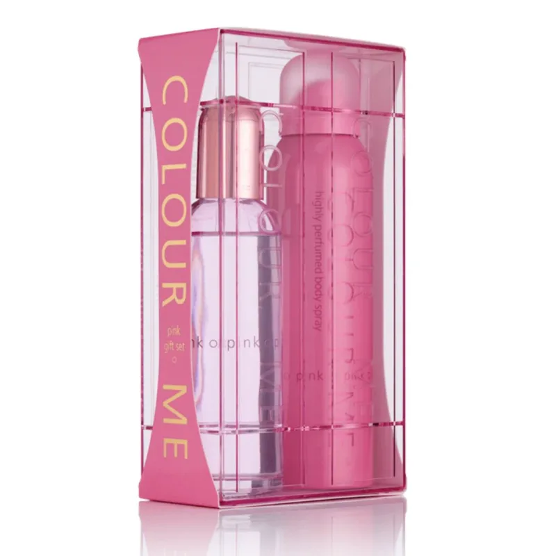 Set Apa de parfum de dama 100ml + Spray de corp Pink Colour Me 150ml, Milton-Lloyd Fragrances — preț și oferte