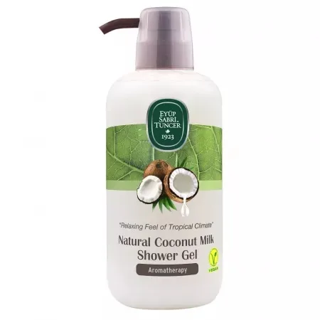 Gel de dus cu lapte natural de nuca de cocos, 600ml, Eyup Sabri Tuncer — preț și oferte