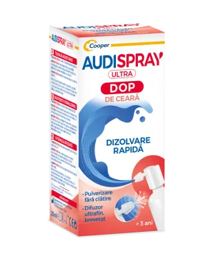 Audispray Ultra Dopuri de ceara, 20ml, Audispray