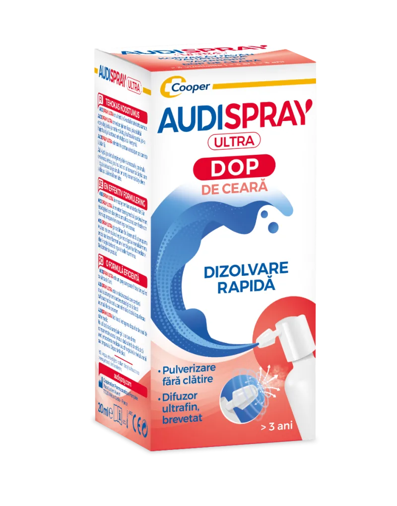 Audispray Ultra Dopuri de ceara, 20ml, Audispray — preț și oferte