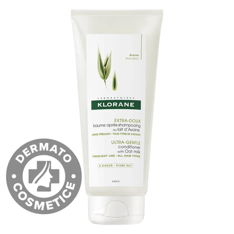 Balsam par cu lapte de ovaz pentru utilizare frecventa, 200 ml, Klorane — preț și oferte